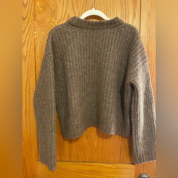 Sezane Taupe Knit Sweater - Picture 3 of 6